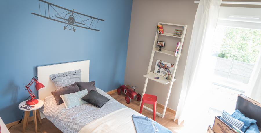appartement duplex témoin à Saint-Andéol-le-Château - chambre enfant