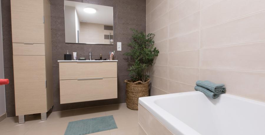programme immobilier neuf à vétraz-monthoux : les carrés v duplex-jardin salle de bain
