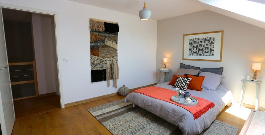 programme immobilier neuf à amancy : les carrés rubisko, duplex-jardin chambre