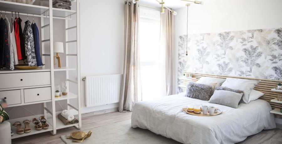 Programme immobilier neuf aux Auxons : les Carrés d'Ausona, duplex-jardin chambre