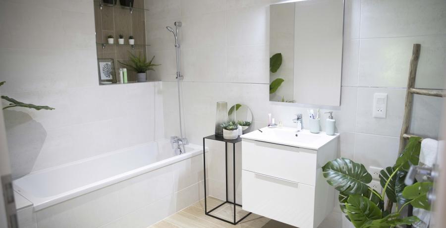 Programme immobilier neuf à Sombacour : les Carrés du Tacot, duplex-jardin salle de bain