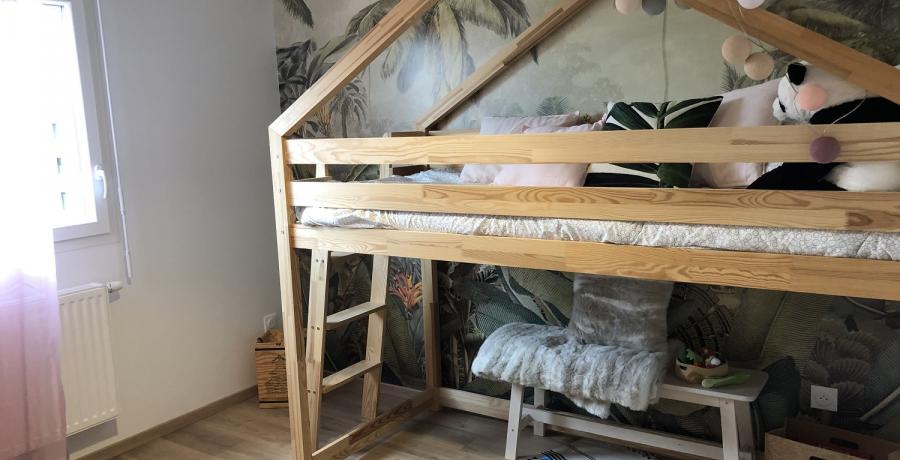 Programme immobilier neuf à Sennecey-lès-Dijon : les Carrés du Clos Denis, duplex-jardin chambre enfant