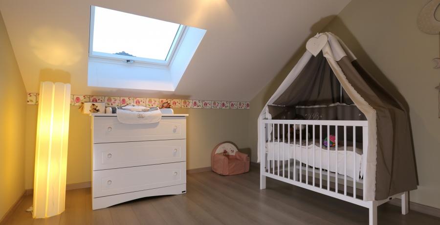 Programme immobilier neuf à Mognard : les Carrés des Champs, duplex-jardin chambre enfants