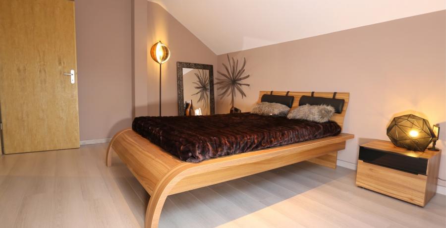 Programme immobilier neuf à Mognard : les Carrés des Champs, duplex-jardin chambre parentale