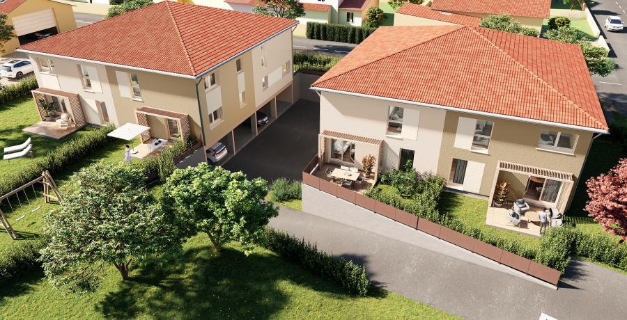Appartement neuf Duplex-Jardin à Saint-Priest
