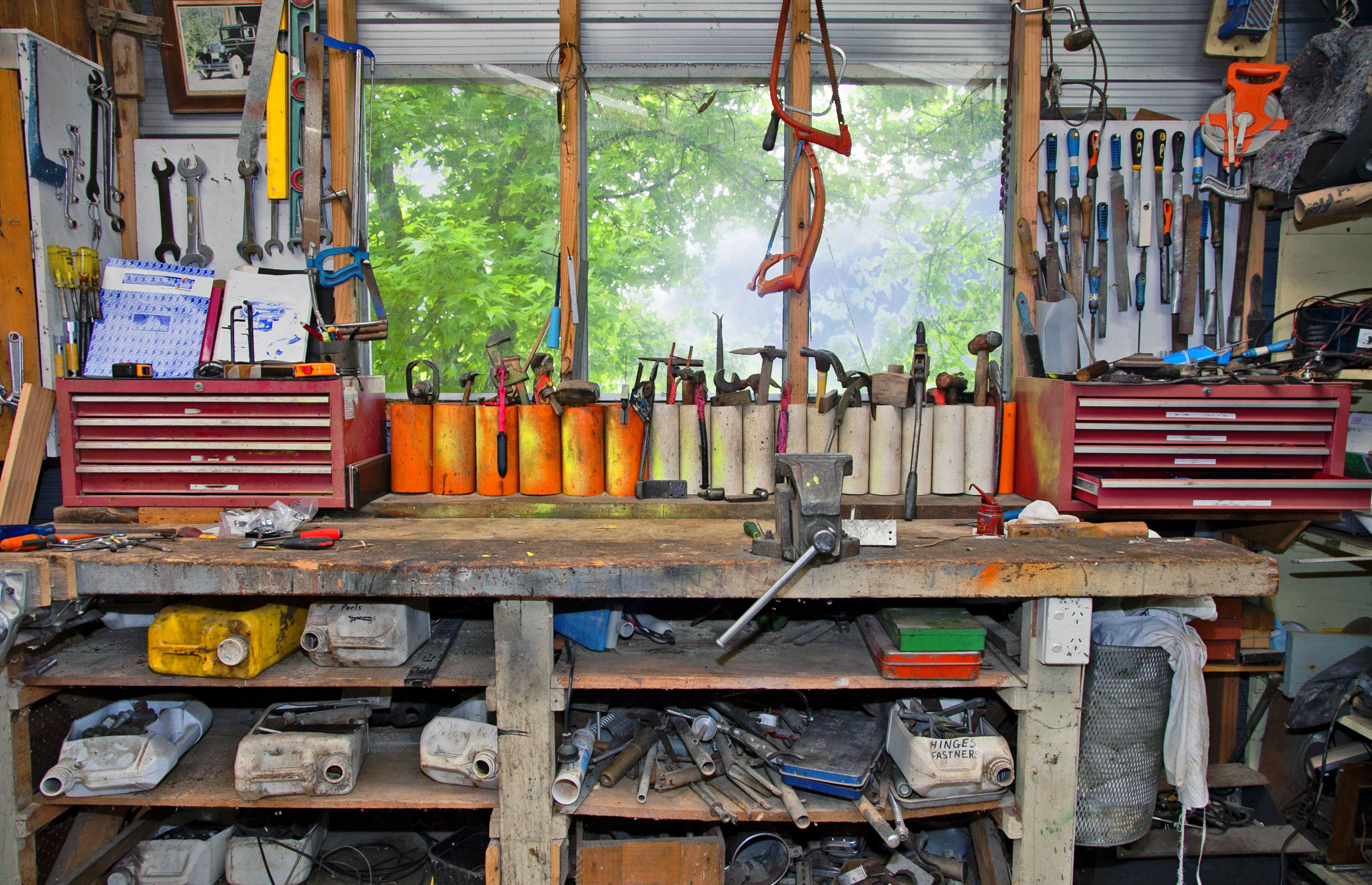 Rangement pour outils de jardin, rangement pour petits outils