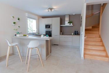 Une cuisine ouverte sur la salle à manger... convivialité assurée !