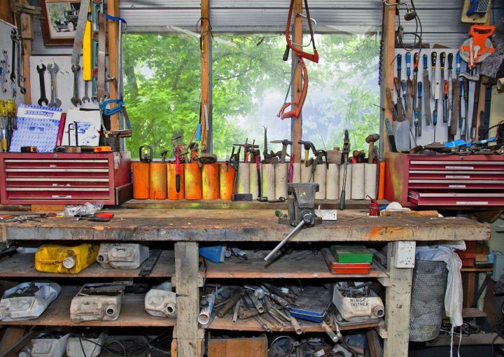 organisation interieure cabane de jardin