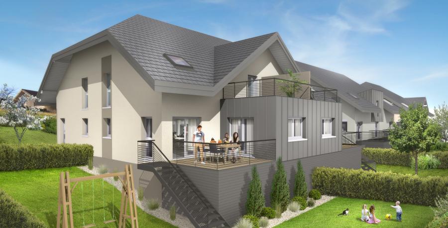 Achat maison neuve Mouxy  Programme immobilier Les Carrés Plein’R