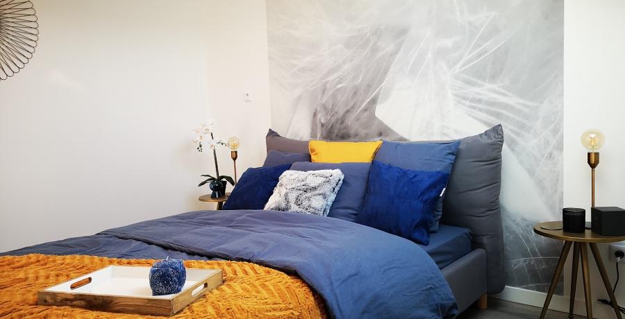 Programme immobilier neuf à Amancy : les Carrés d'Azur, Duplex-Jardin chambre parentale
