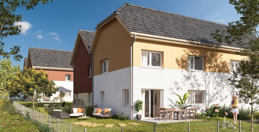 Appartement neuf Duplex-Jardin à Zaessingue