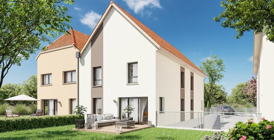 Appartement neuf Duplex-Jardin à Krautergersheim