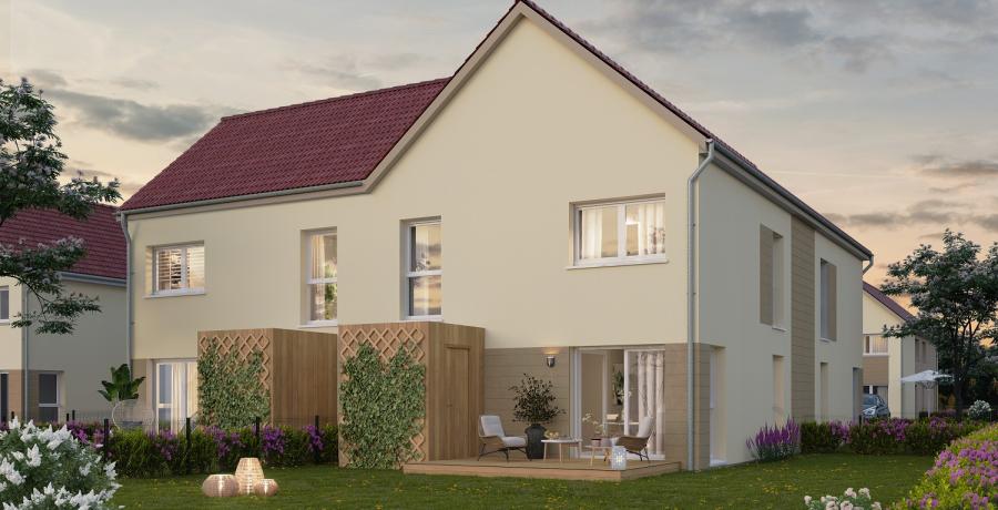 Appartement neuf Duplex-Jardin à Bischwihr