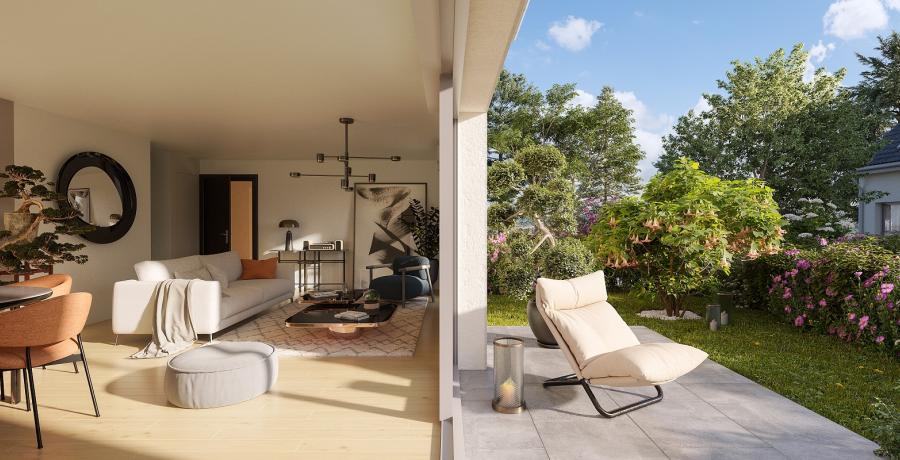 Appartement neuf Duplex-Jardin à Roche-lez-Beaupré