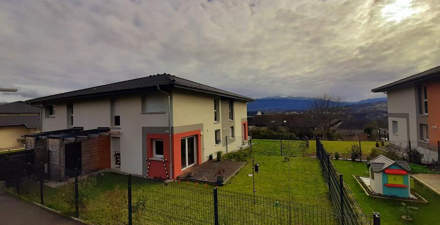 Programme immobilier neuf à Lovagny : les Carrés du Loup, Duplex-Jardin programme livré