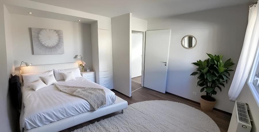 Programme immobilier neuf à Bischwihr : Les Carrés des 4 lions, duplex-jardin chambre parentale