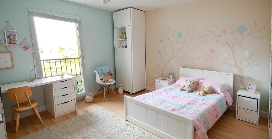 Programme immobilier neuf à Epfig : Les Carrés Kodali, Duplex-Jardin chambre enfant
