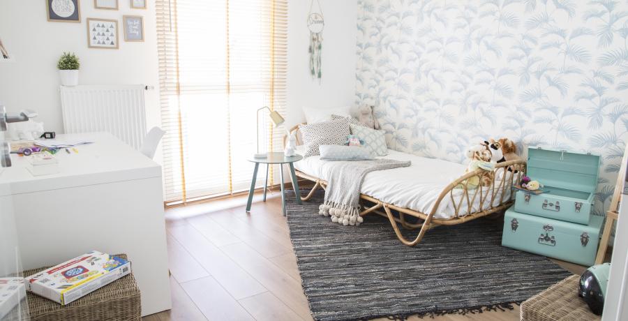 programme immobilier neuf à ensisheim : les carrés arborea, duplex-jardin chambre enfant