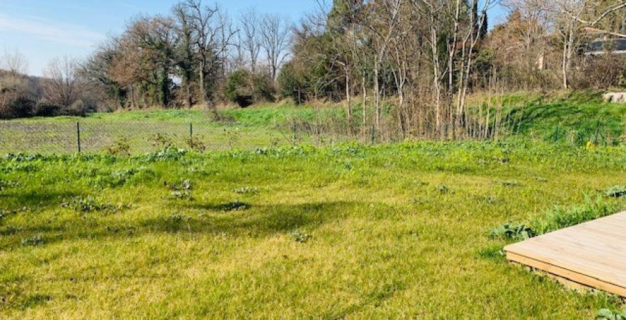 Programme immobilier neuf à Vigoulet-Auzil : les Carrés du Val, duplex-jardin jardin