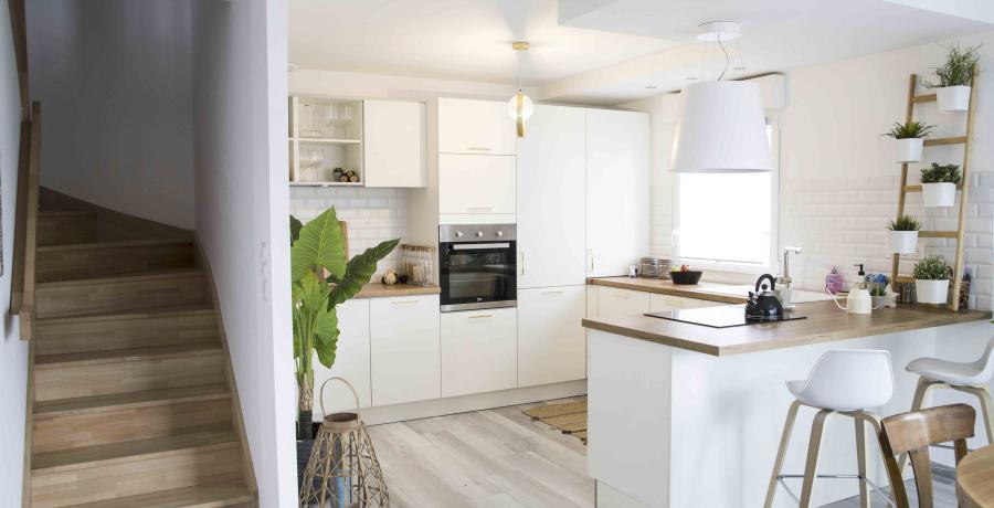 Programme immobilier neuf à Belfort : Les Carrés des Forges, duplex-jardin cuisine