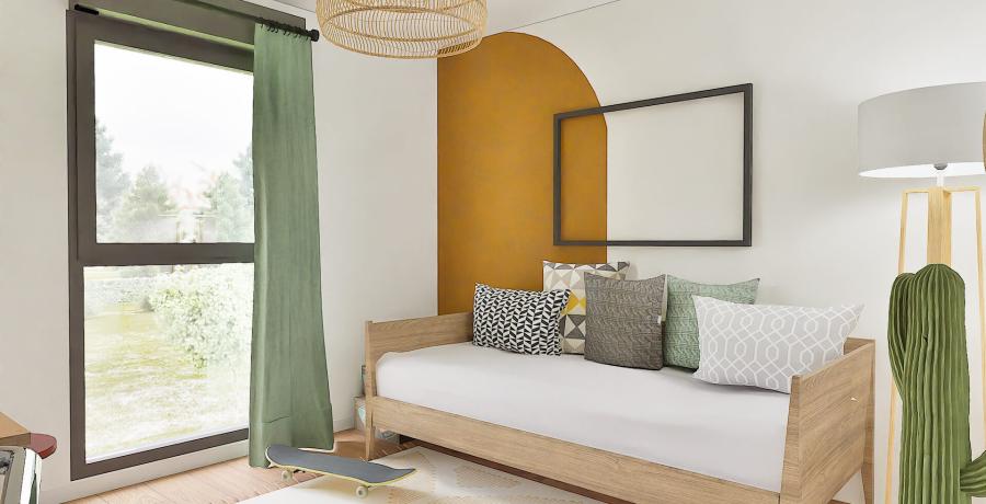 Appartement neuf Duplex-Jardin à Dorlisheim chambre enfant
