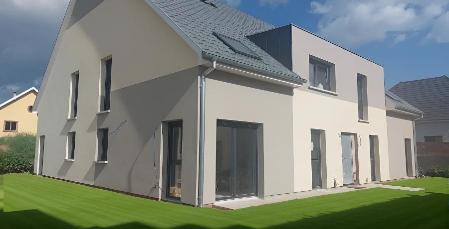 Appartement neuf Duplex-Jardin terrain viabilisé portes ouvertes à Raedersheim