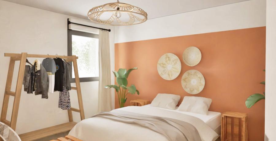 Programme immobilier neuf à Morschwiller-le-Bas : Les Carrés Nomu, duplex-jardin chambre parentale