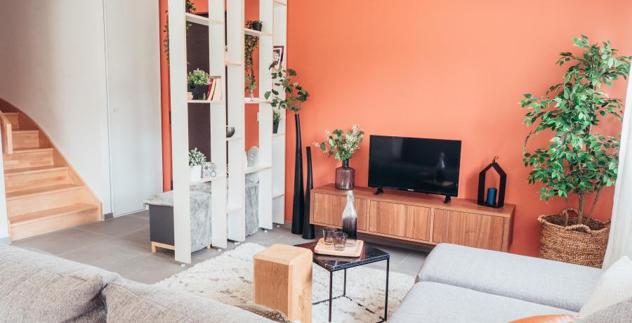 Programme immobilier neuf à Berstett : les Carrés Tilia, Duplex-Jardin salon
