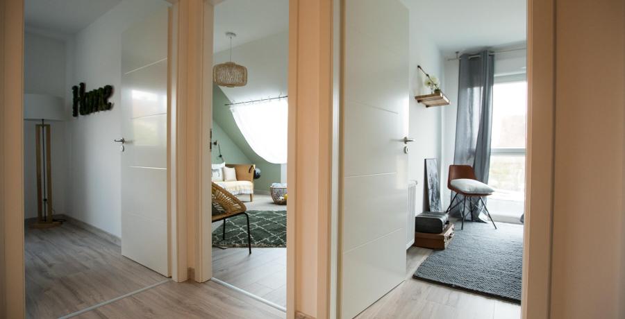 Programme immobilier neuf à Sierentz : Les Carrés Sélène, duplex-jardin étage