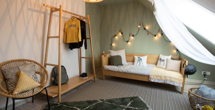 Programme immobilier neuf à Sierentz : Les Carrés Sélène, duplex-jardin chambre enfant