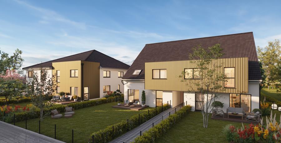 Programme immobilier neuf à Turckheim : Les Carrés Vitis, duplex-jardin