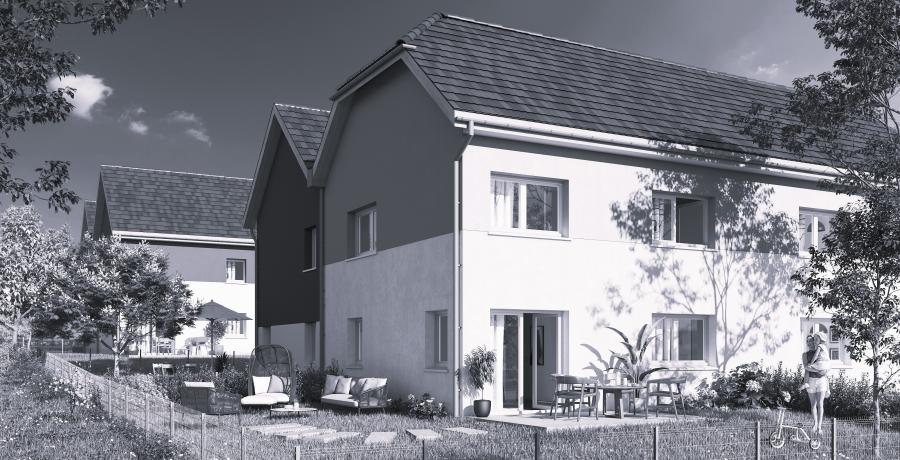 Appartement neuf Duplex-Jardin à Zaessingue