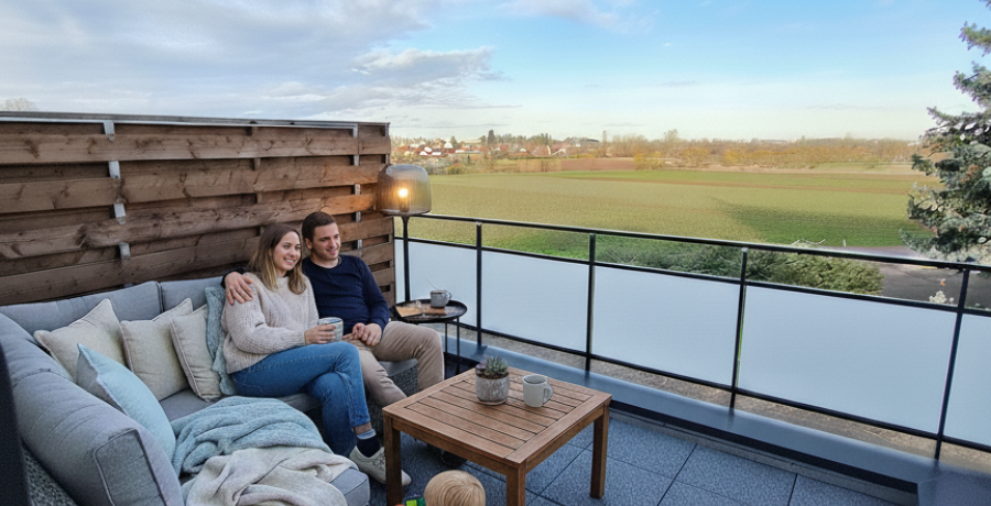 Programme immobilier neuf à Rosheim: le Carré Rose, duplex-jardin bureau