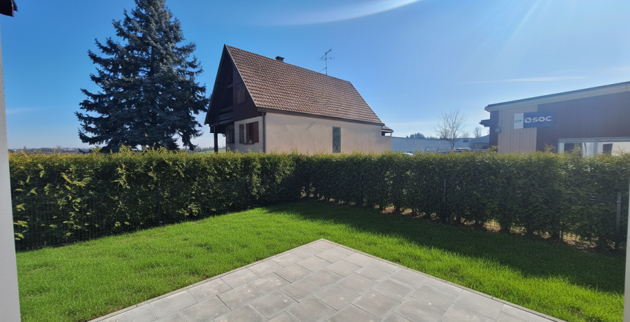 Programme immobilier neuf à Rosheim: le Carré Rose, duplex-jardin terrasse