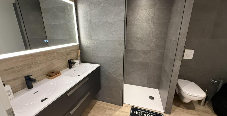 Appartement neuf Duplex-Jardin à Bernolsheim salle de bain