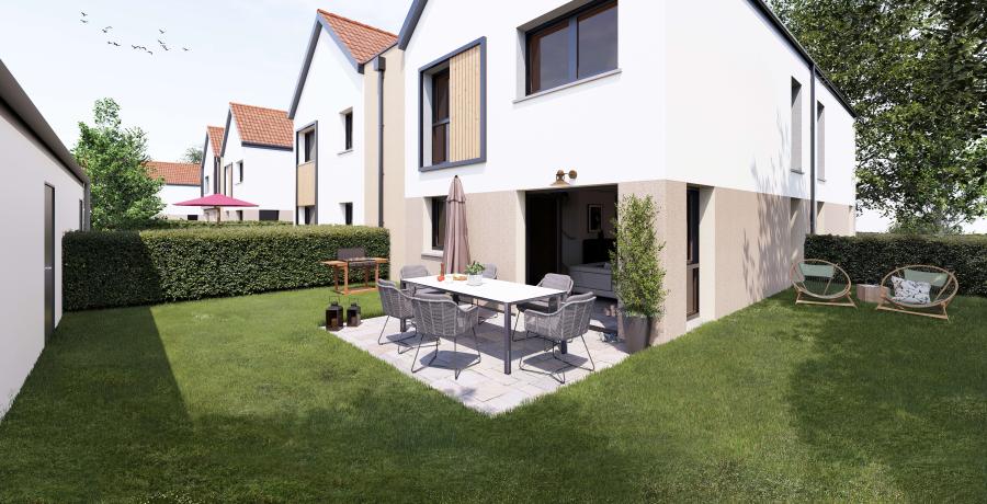 programme immobilier neuf à arc-sur-Tille : Les Carrés Manse, duplex-jardin
