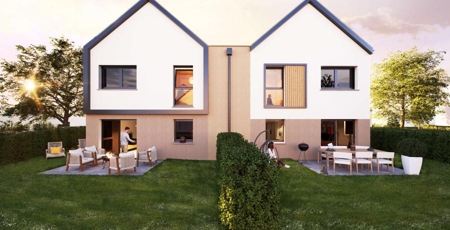 programme immobilier neuf à arc-sur-Tille : Les Carrés Manse, duplex-jardin