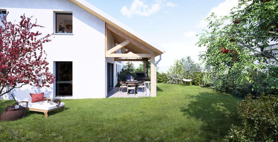 Appartement neuf Duplex-Jardin portes ouvertes à Chaffois