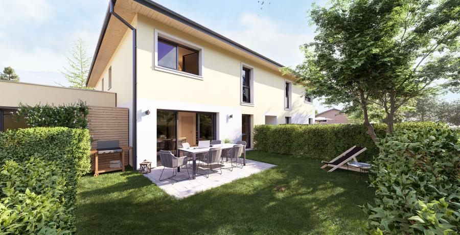 programme immobilier neuf à Gilly-sur-Isère : Les Carrés Primavera, duplex-jardin
