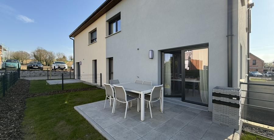 Programme immobilier neuf à Morschwiller-le-Bas : Les Carrés Nomu, duplex-jardin jardin