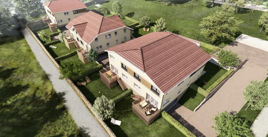Appartement neuf Duplex-Jardin soirée de présentation à Les Auxons