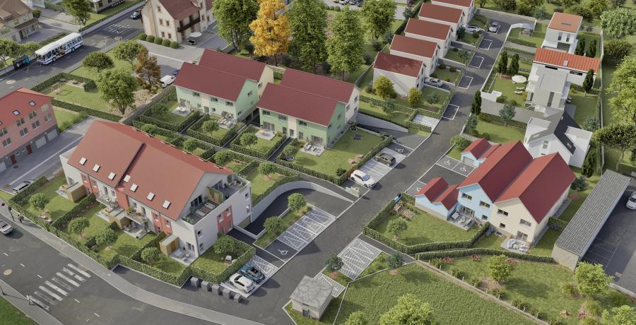 portes ouvertes visite terrain belfort duplex jardin neuf a vendre