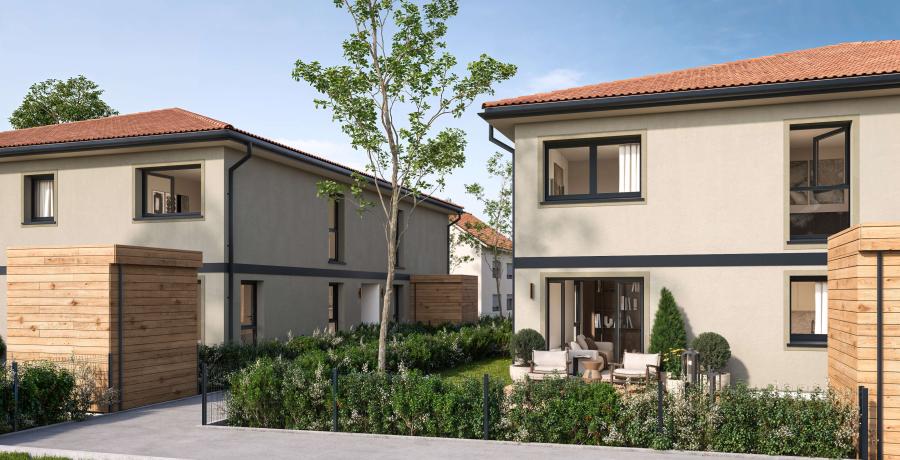 Programme immobilier neuf à Wittenheim : Les Carrés Miralys, duplex-jardin neuf