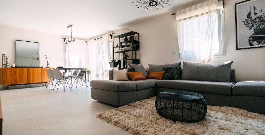 Programme immobilier neuf à Wittenheim : Les Carrés Miralys, duplex-jardin salon