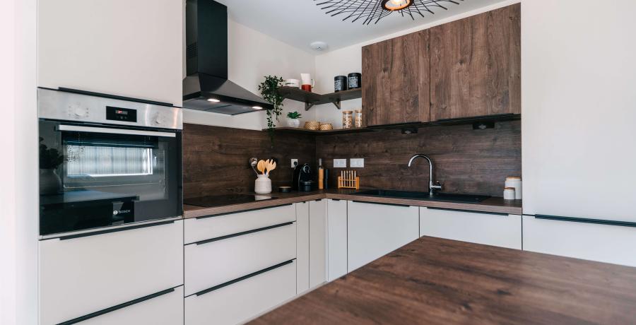 Programme immobilier neuf à Wittenheim : Les Carrés Miralys, duplex-jardin cuisine