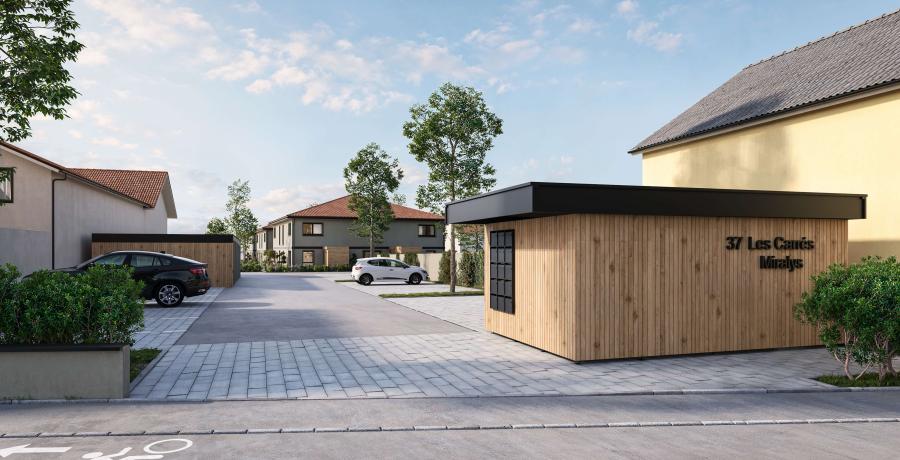Programme immobilier neuf à Wittenheim : Les Carrés Miralys, duplex-jardin neuf