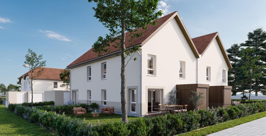 Appartement maison en duplex-jardin programme immobilier neuf à Dachstein